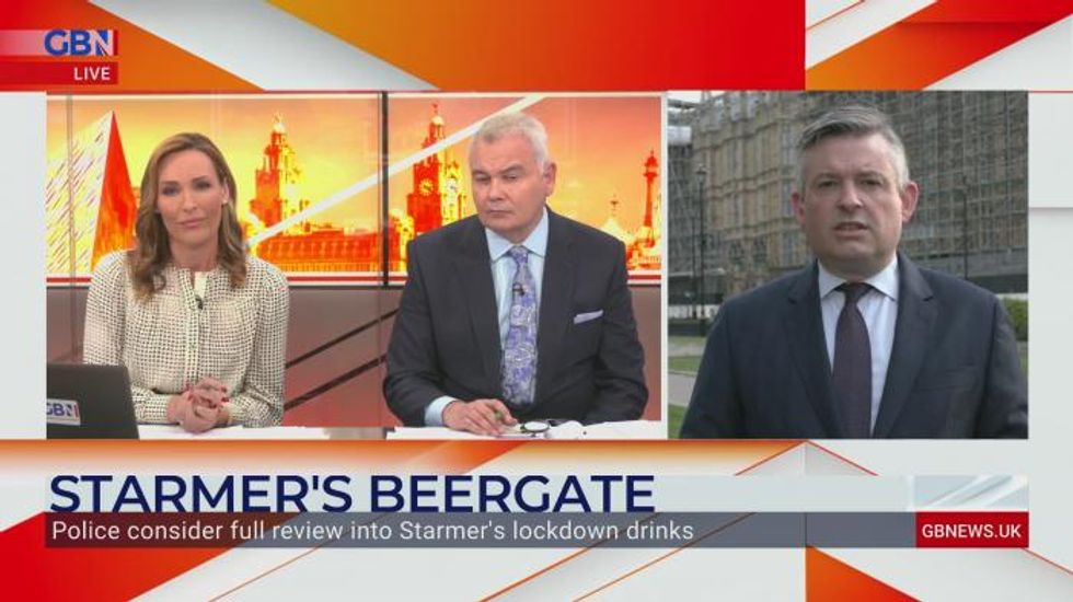 Labour MP Jonathan Ashworth stumbles over answers when quizzed on Keir Starmer's lockdown beer