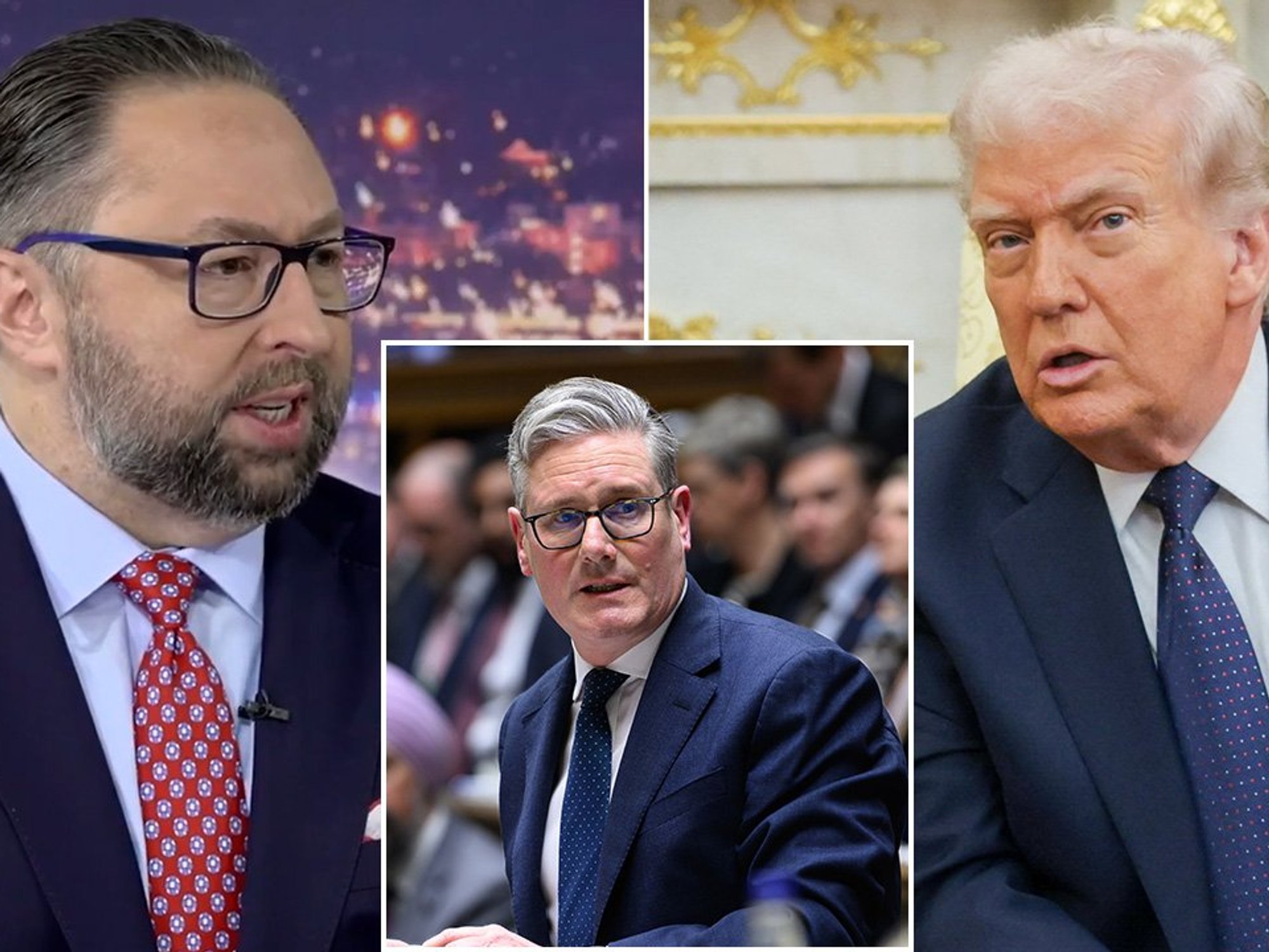 Jason Miller, Keir Starmer, Donald Trump