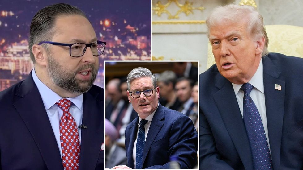 Jason Miller, Keir Starmer, Donald Trump