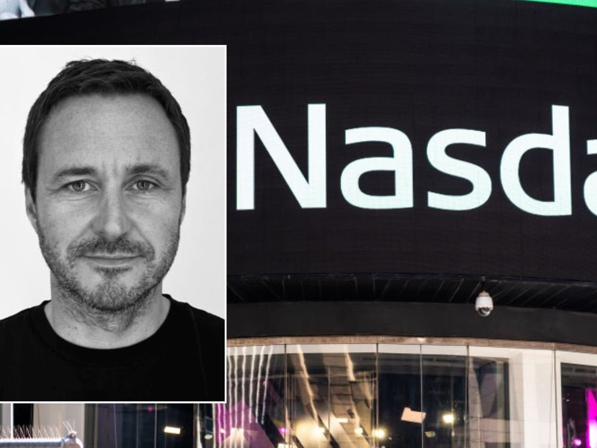 Jason Tassie and Nasdaq logo