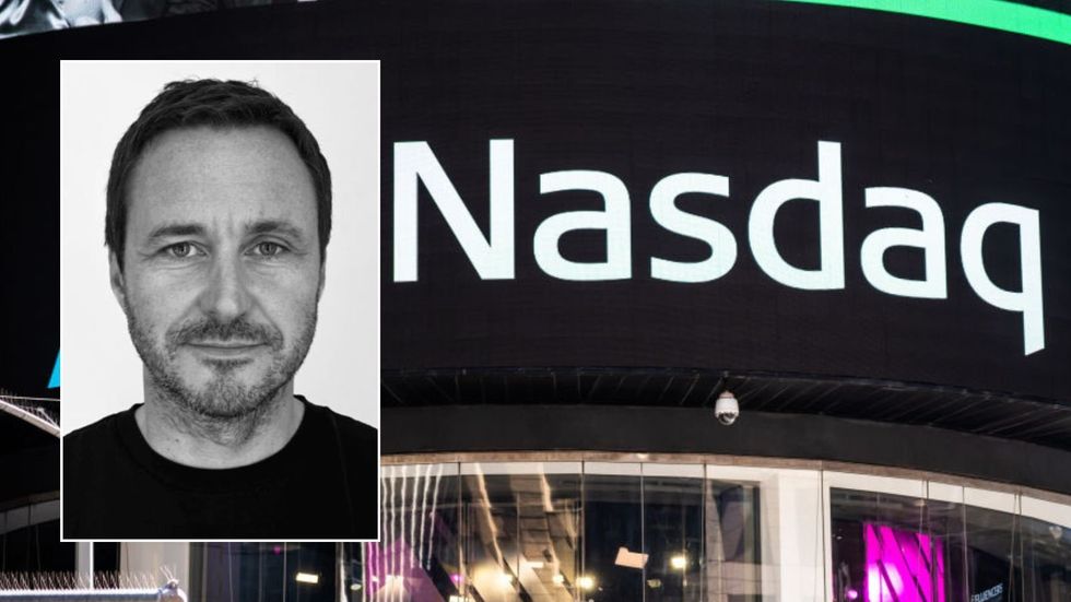 Jason Tassie and Nasdaq logo
