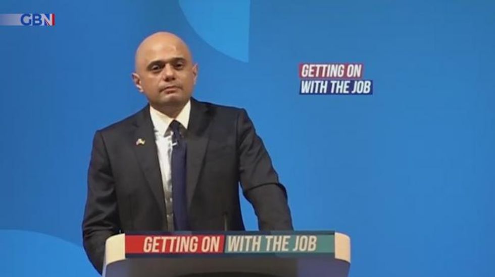Sajid Javid performs cringeworthy William Hague impression and apologises instantly