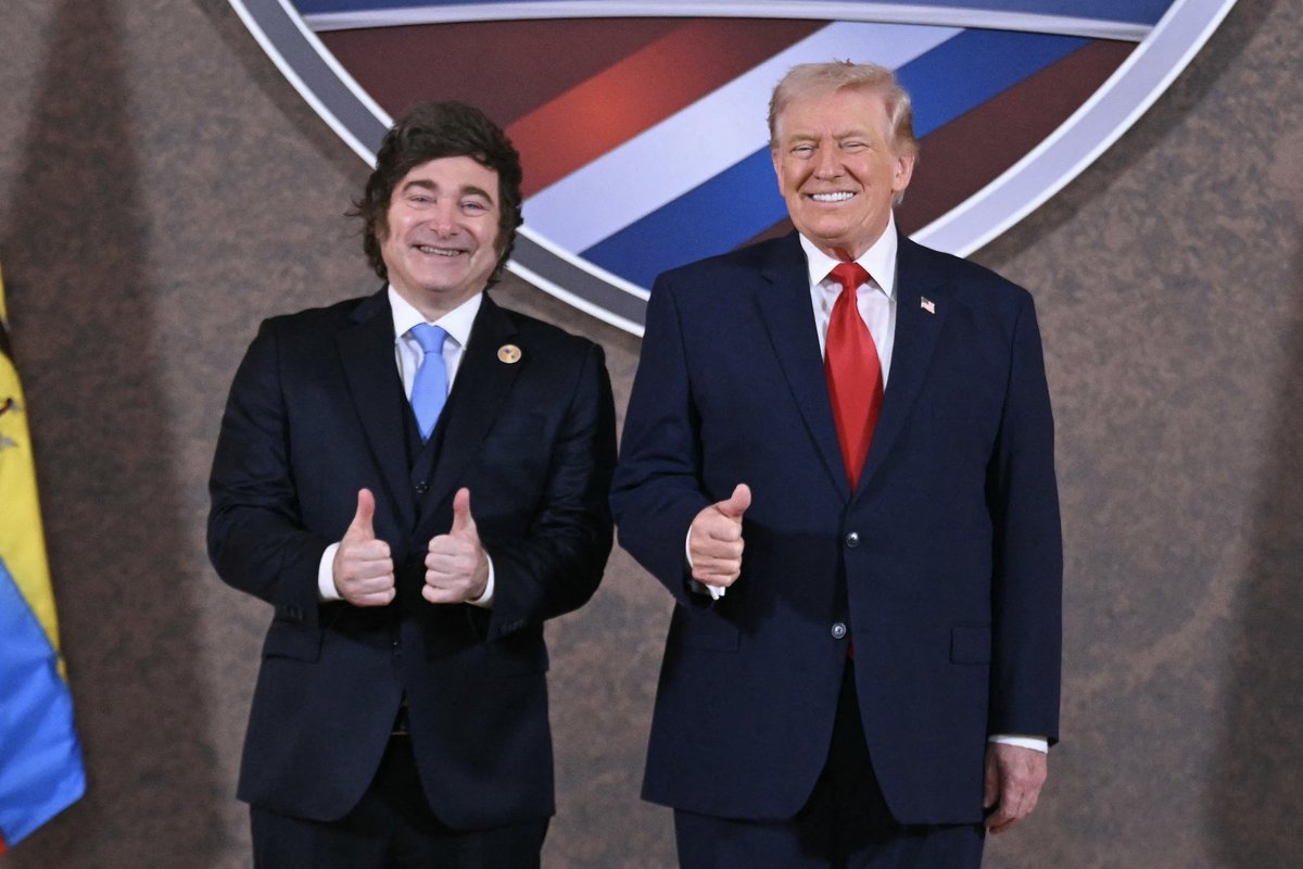 Javier Milei and Donald Trump