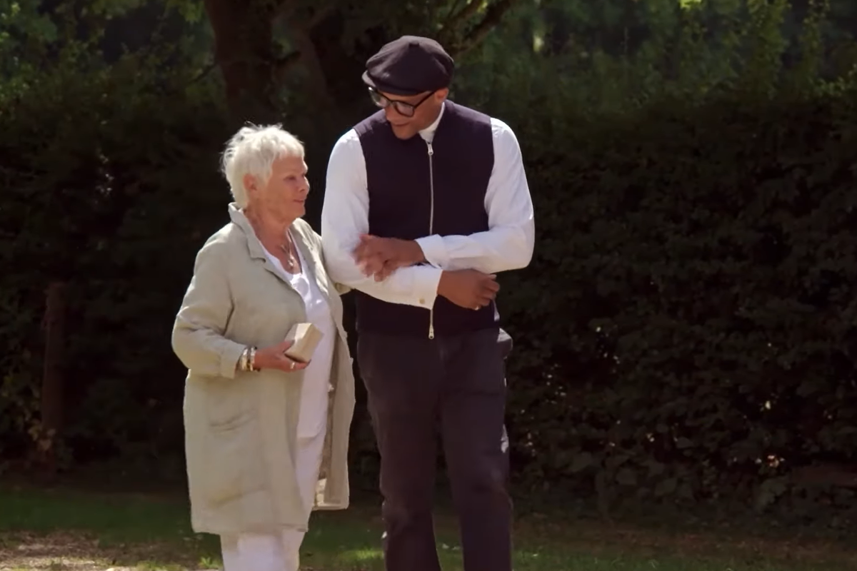 Jay Blades and Dame Judi Dench