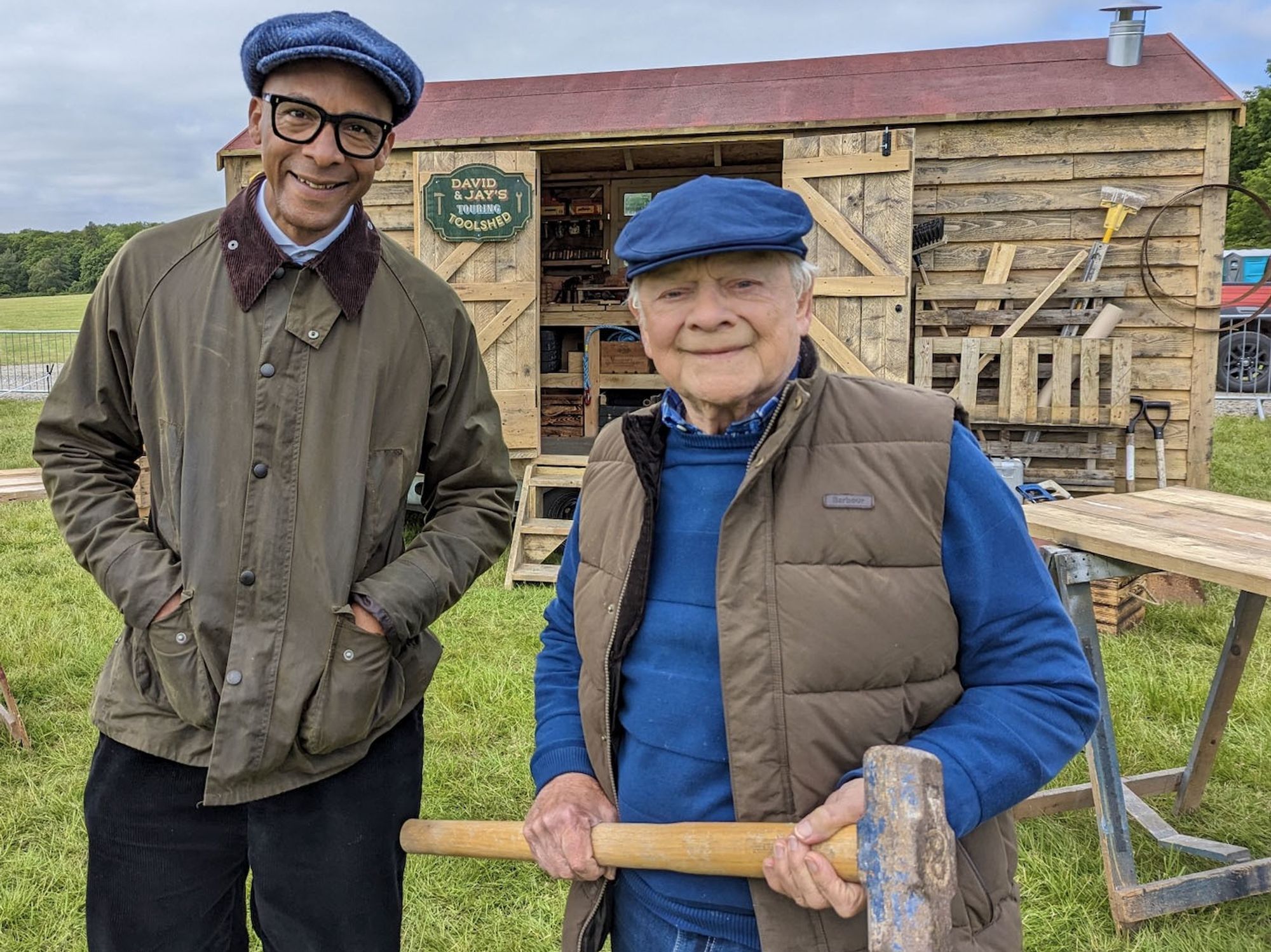 Jay Blades and David Jason