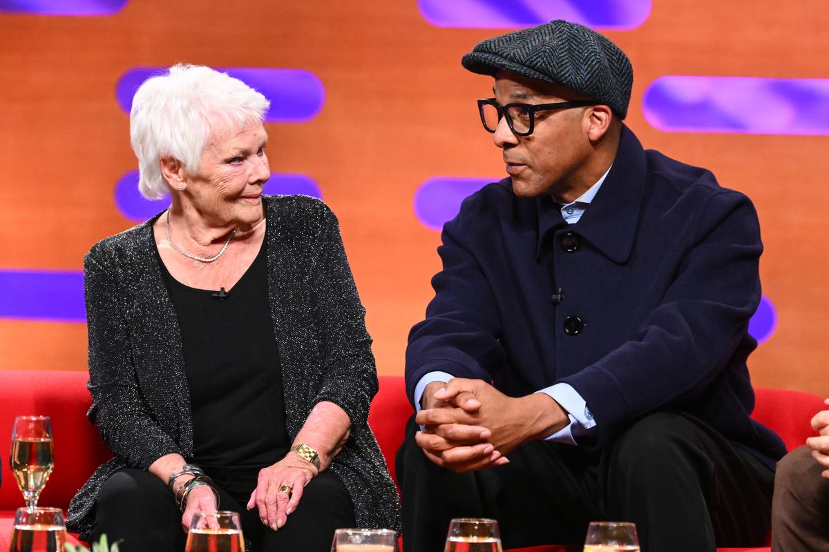 Jay Blades and Judi Dench