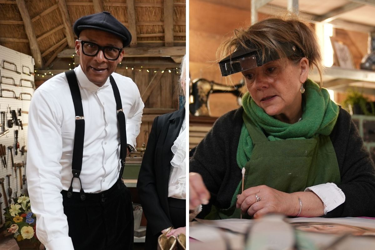 Jay Blades and Louise Drover