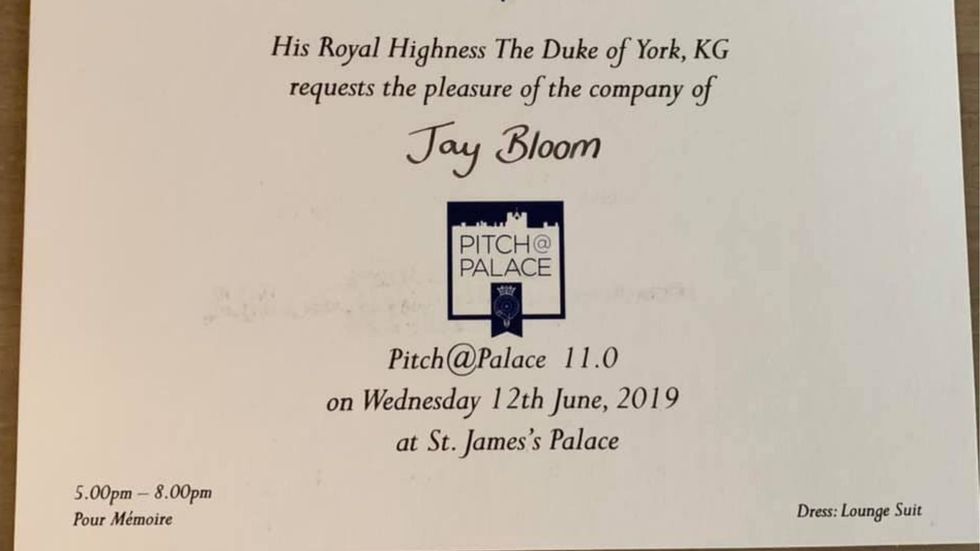 Jay Bloom invite card