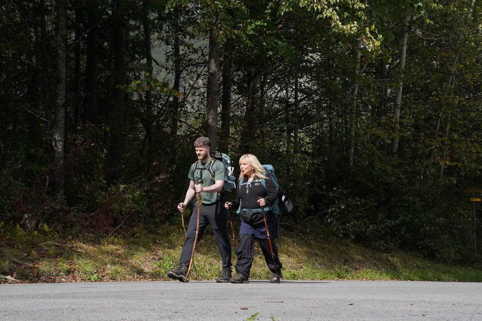 Jay McGuiness and Helen Lederer