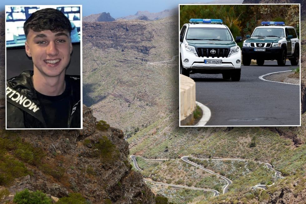 Jay Slater and ravine in Tenerife