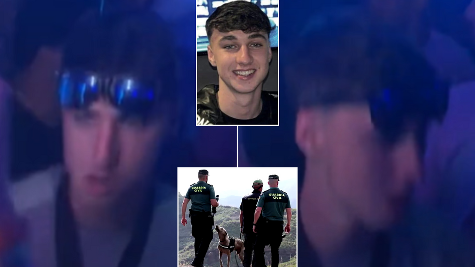 Jay Slater at festival/Police in Spain/Jay Slater handout