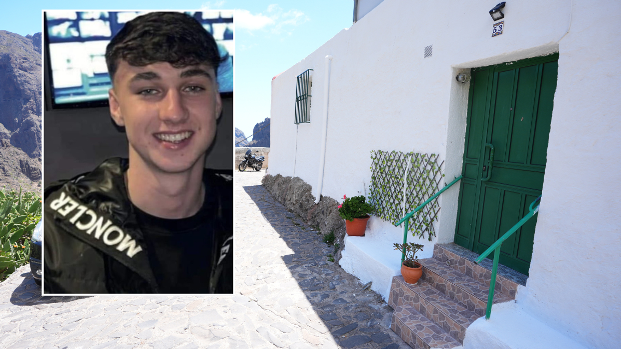 Jay Slater at the Airbnb where he was last seen