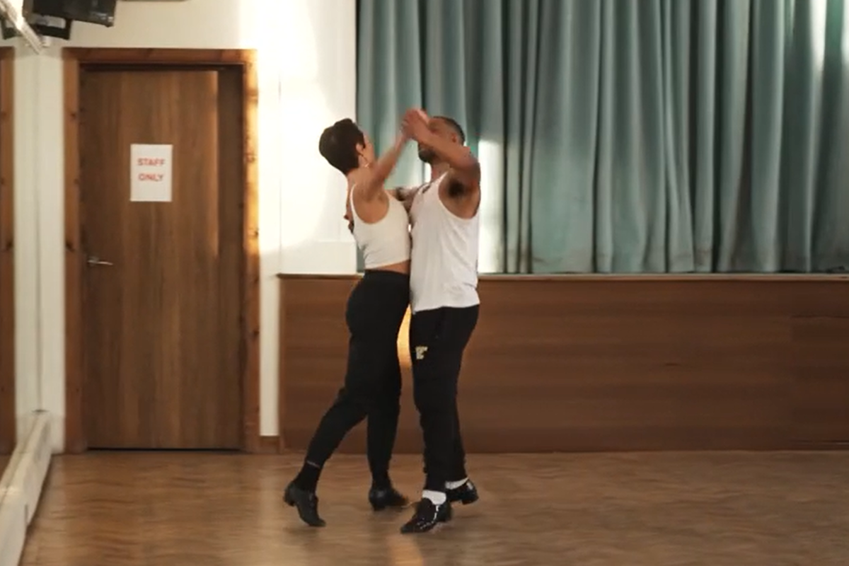 JB Gill and Lauren Oakley