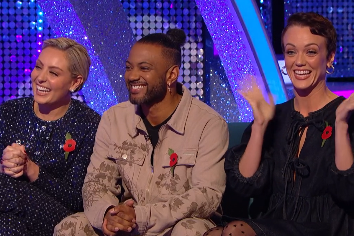 JB Gill, Lauren Oakley and Amy Dowden