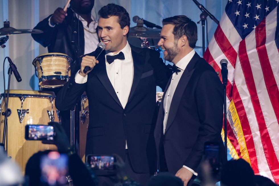 JD Vance and Charlie Kirk