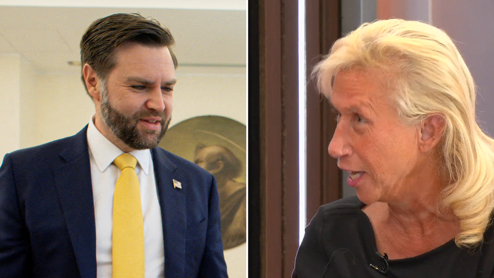 JD Vance and Laurie Laird