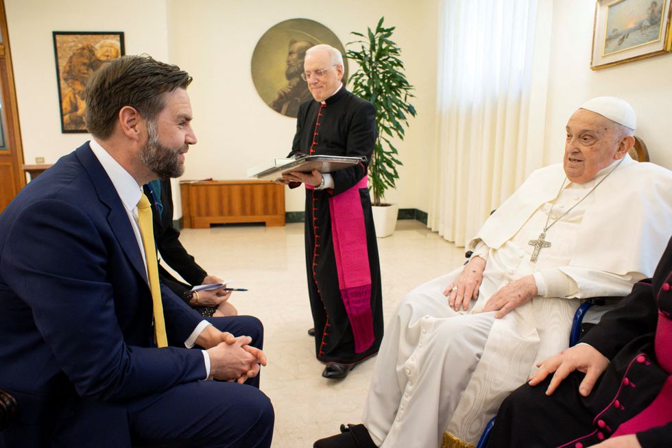 JD Vance and Pope Francis
