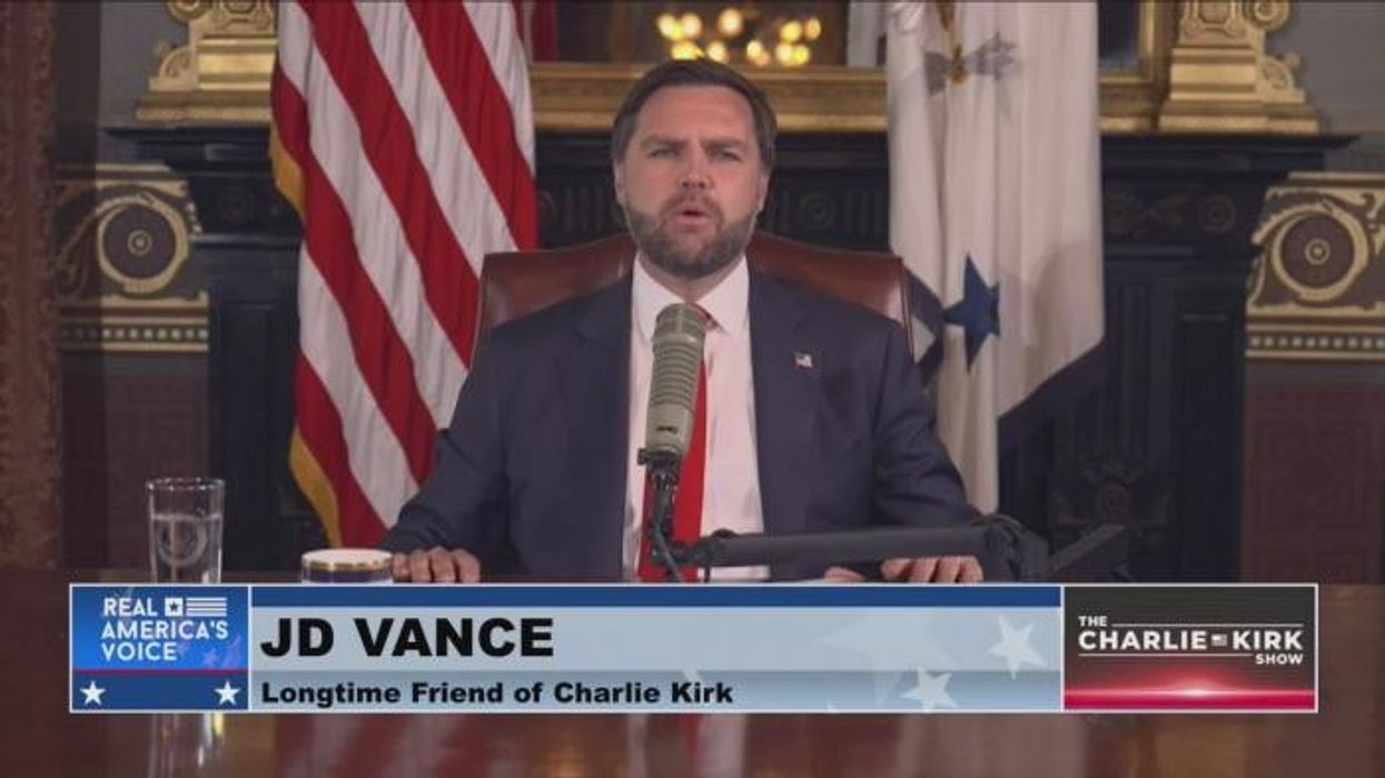 JD Vance chokes back tears recalling meeting with Erika Kirk: 'I just didn't know what to say'