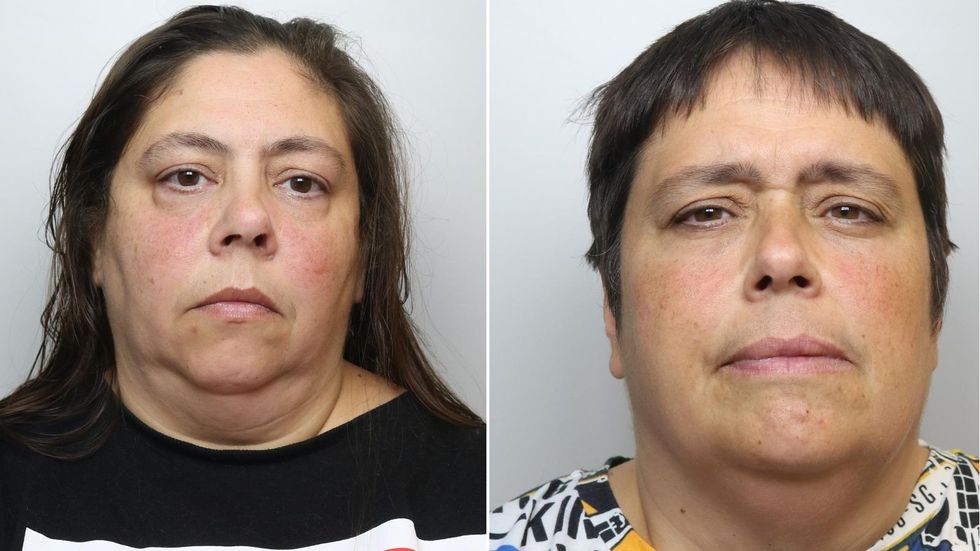 Jean Barnbrook (right) and her sister Sara Barnbrook