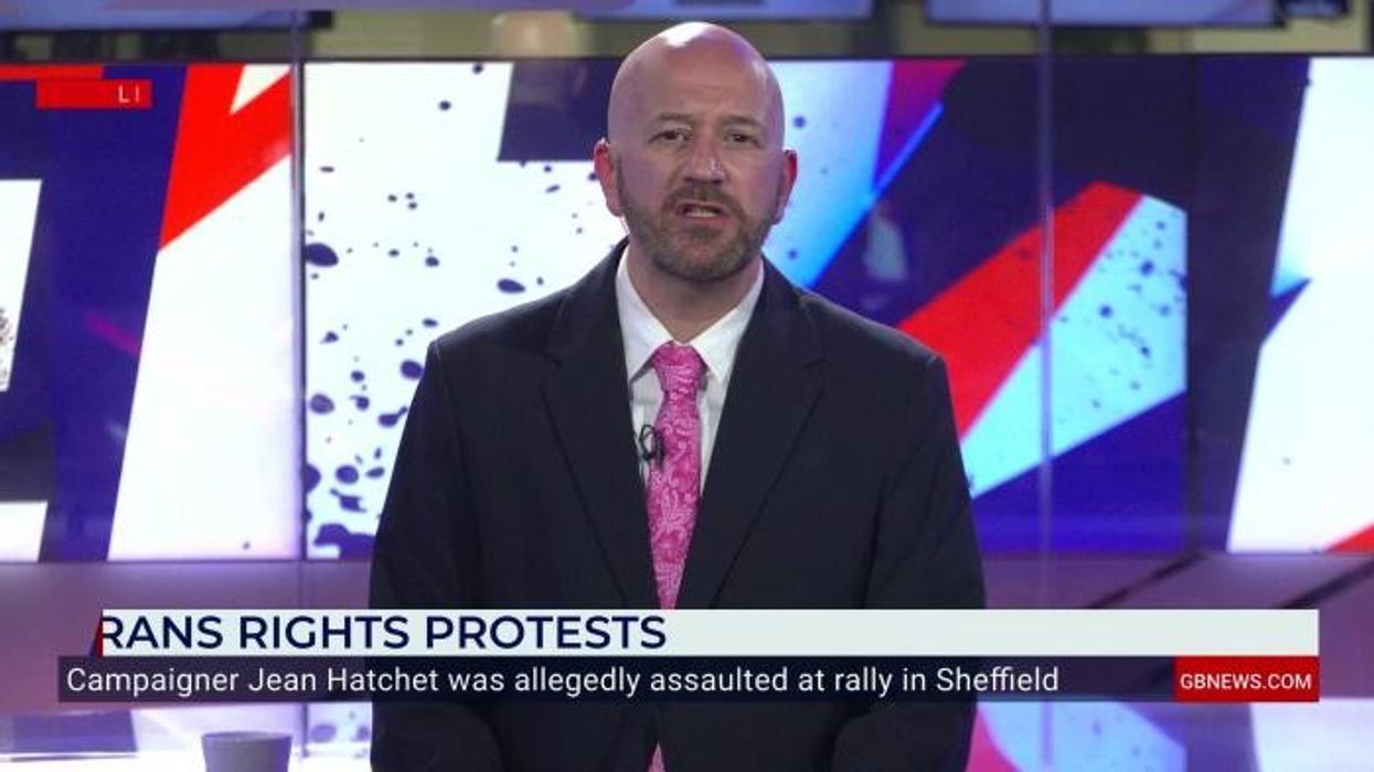 Campaigner ‘covered in bruises’ after marching through trans rally with Suffragette flag: ’Terrifying’