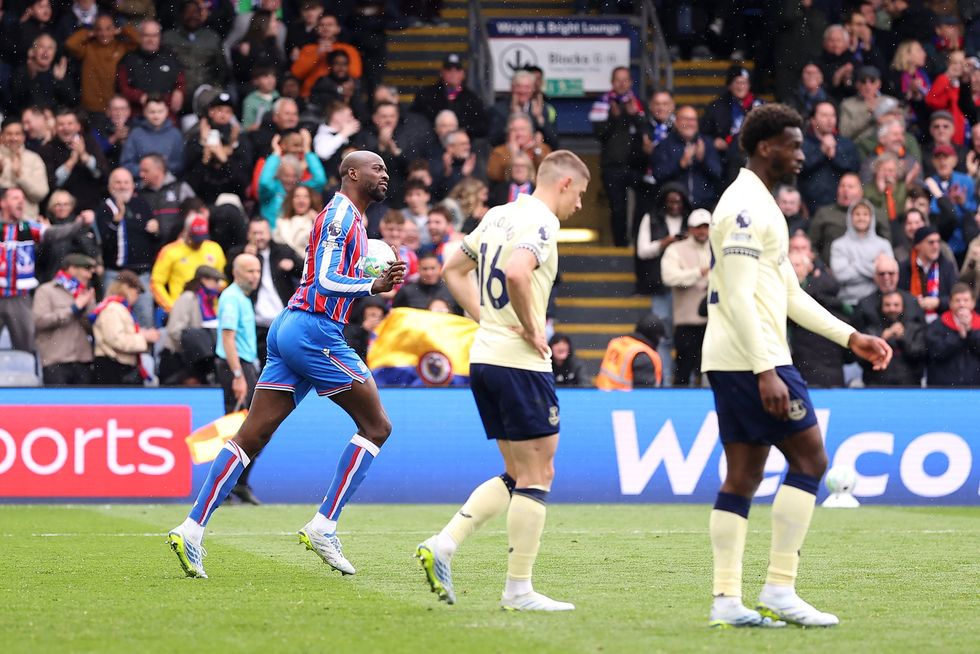 Jean-Philippe Mateta garantiu o empate do Crystal Palace contra o Everton