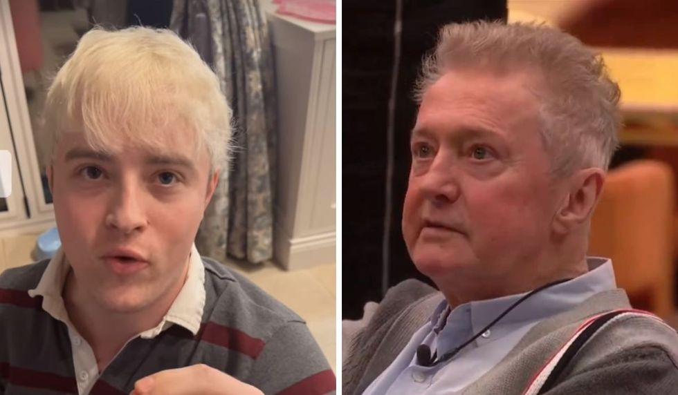 Jedward and Louis Walsh