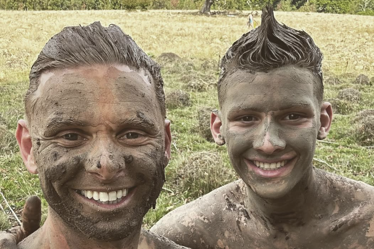 Jeff Brazier and Freddy Brazier