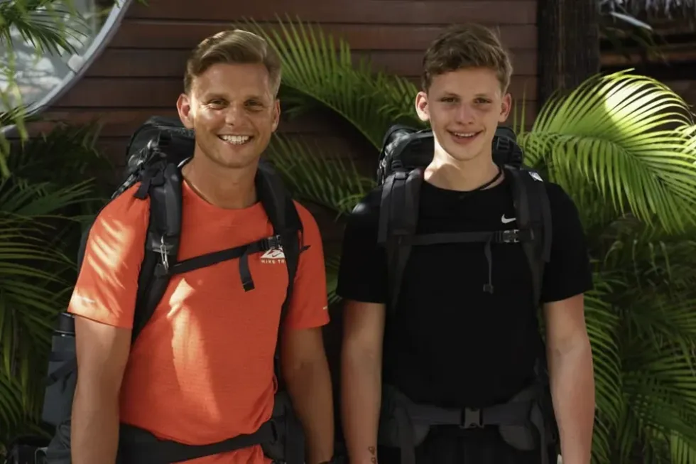 Jeff Brazier and Freddy Brazier