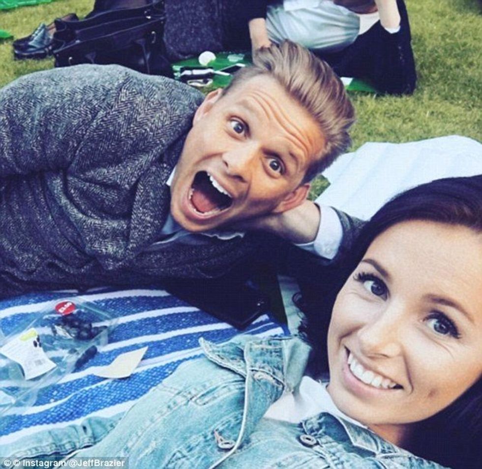 Jeff Brazier and Kate Dwyer