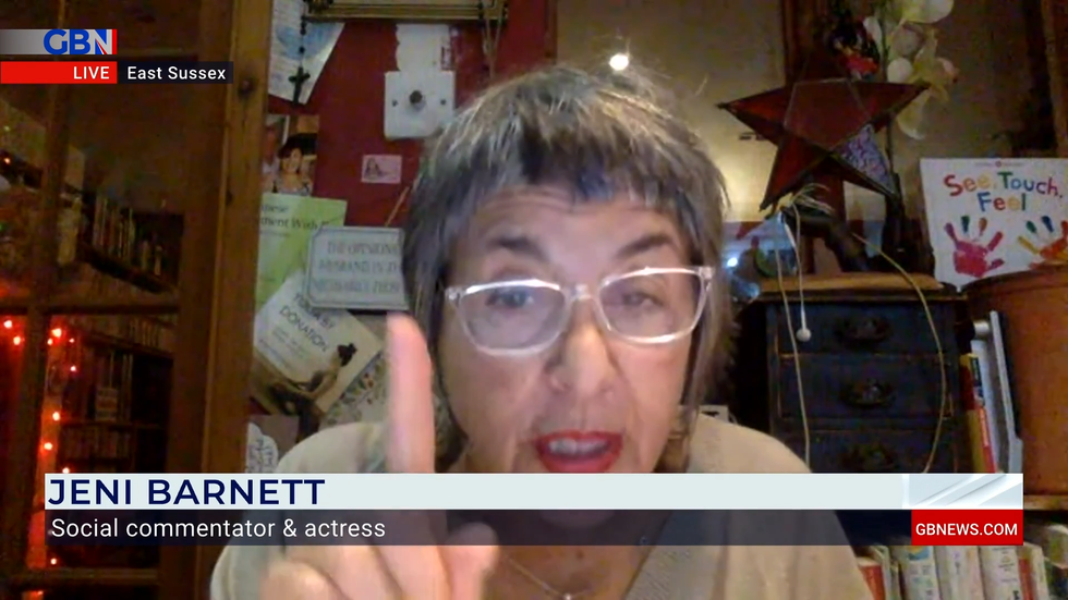 Jeni Barnett appears on GB News