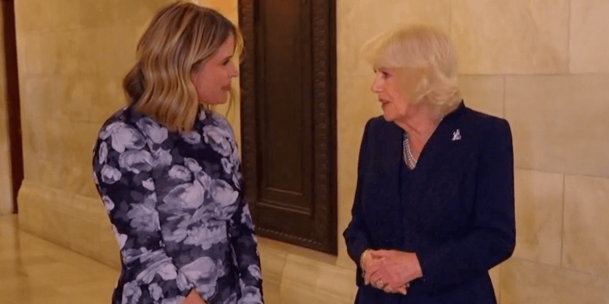 Queen Camilla lavishes praise on United States to former president’s daughter Queen Camilla lavishes praise on United States to former president’s daughter
