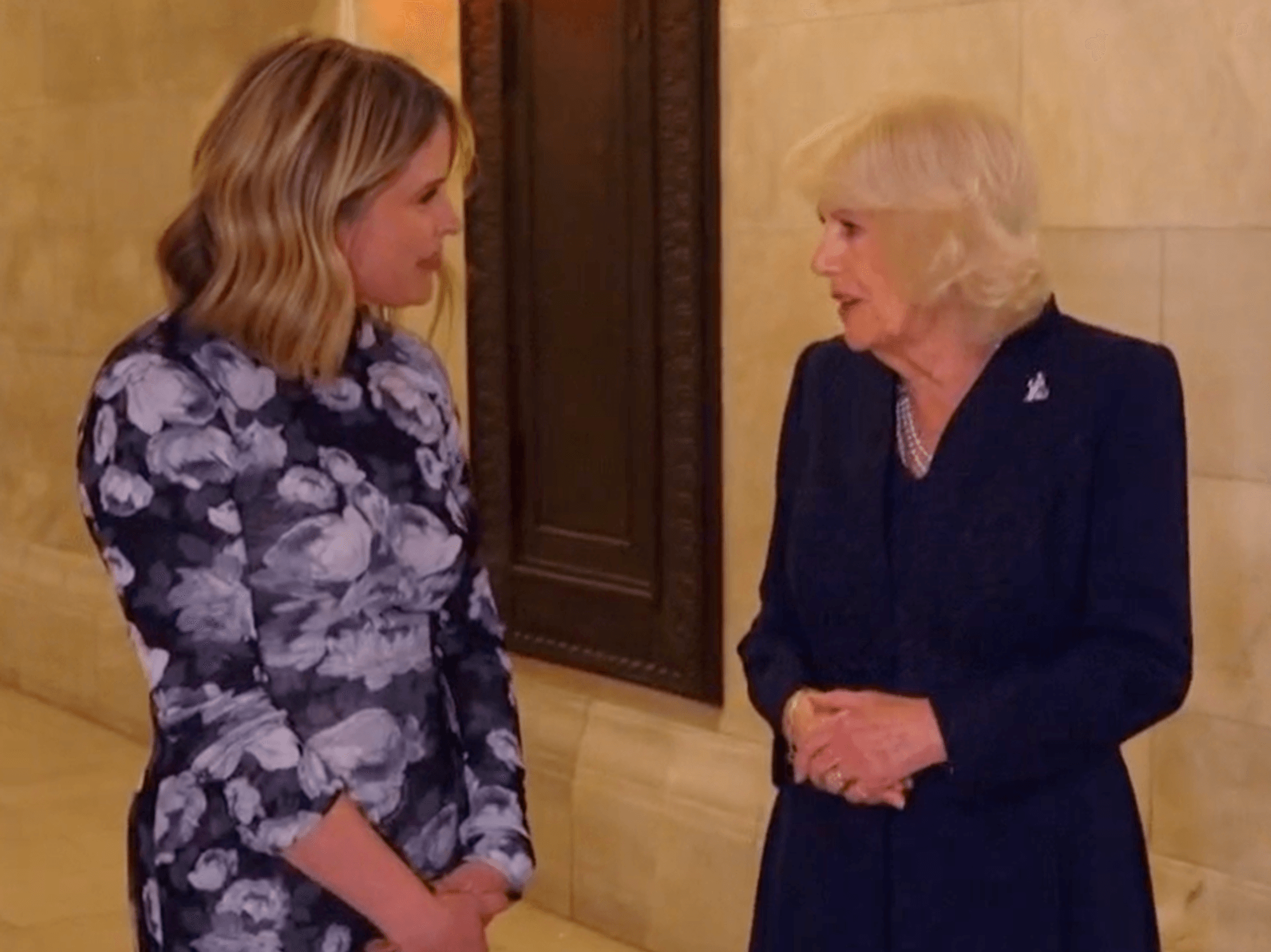 Jenna Bush Hager and Queen Camilla