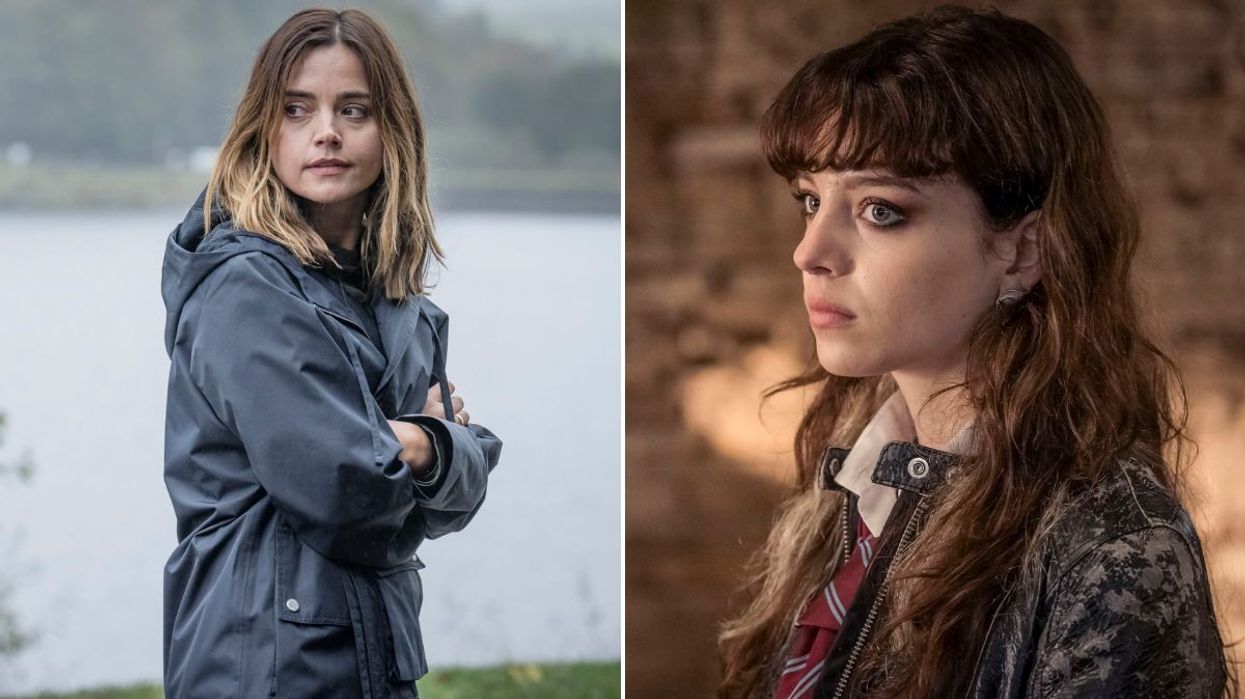 Jenna Coleman and Bo Bragason as Ember and Amy