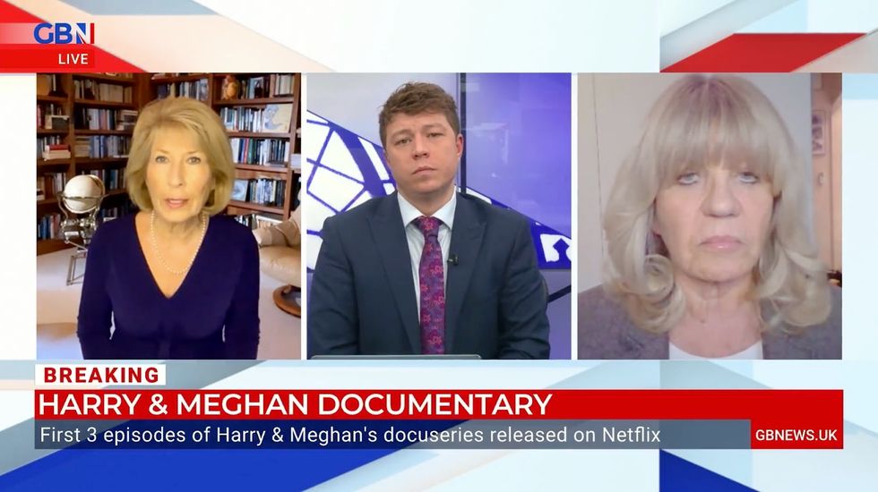 Jennie Bond and Ingrid Seward spoke to GB News' Patrick Christys about the docuseries.