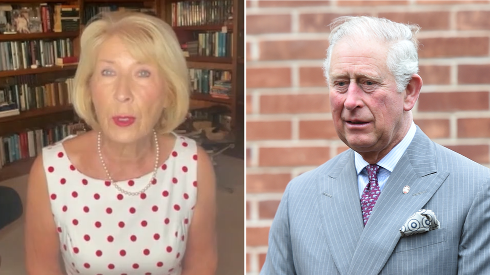 Jennie Bond and King Charles