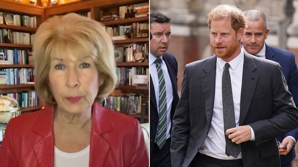 Jennie Bond and Prince Harry