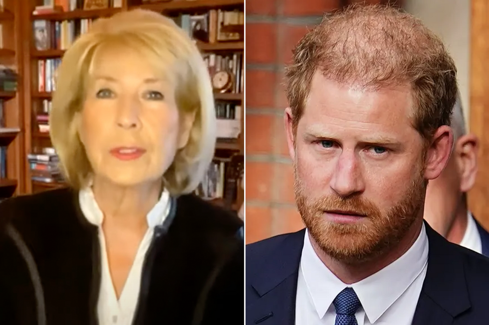 Jennie Bond and Prince Harry