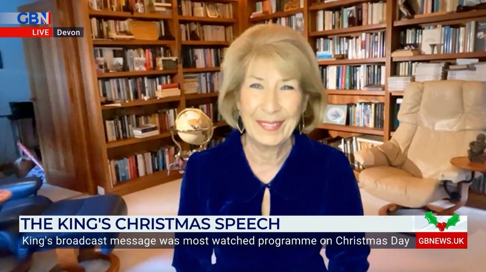 Jennie Bond joined Mark Longhurst on GB News