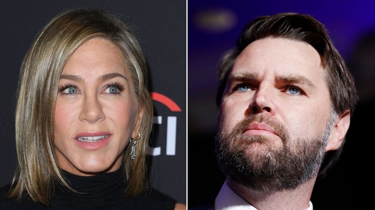 Jennifer Aniston and JD Vance