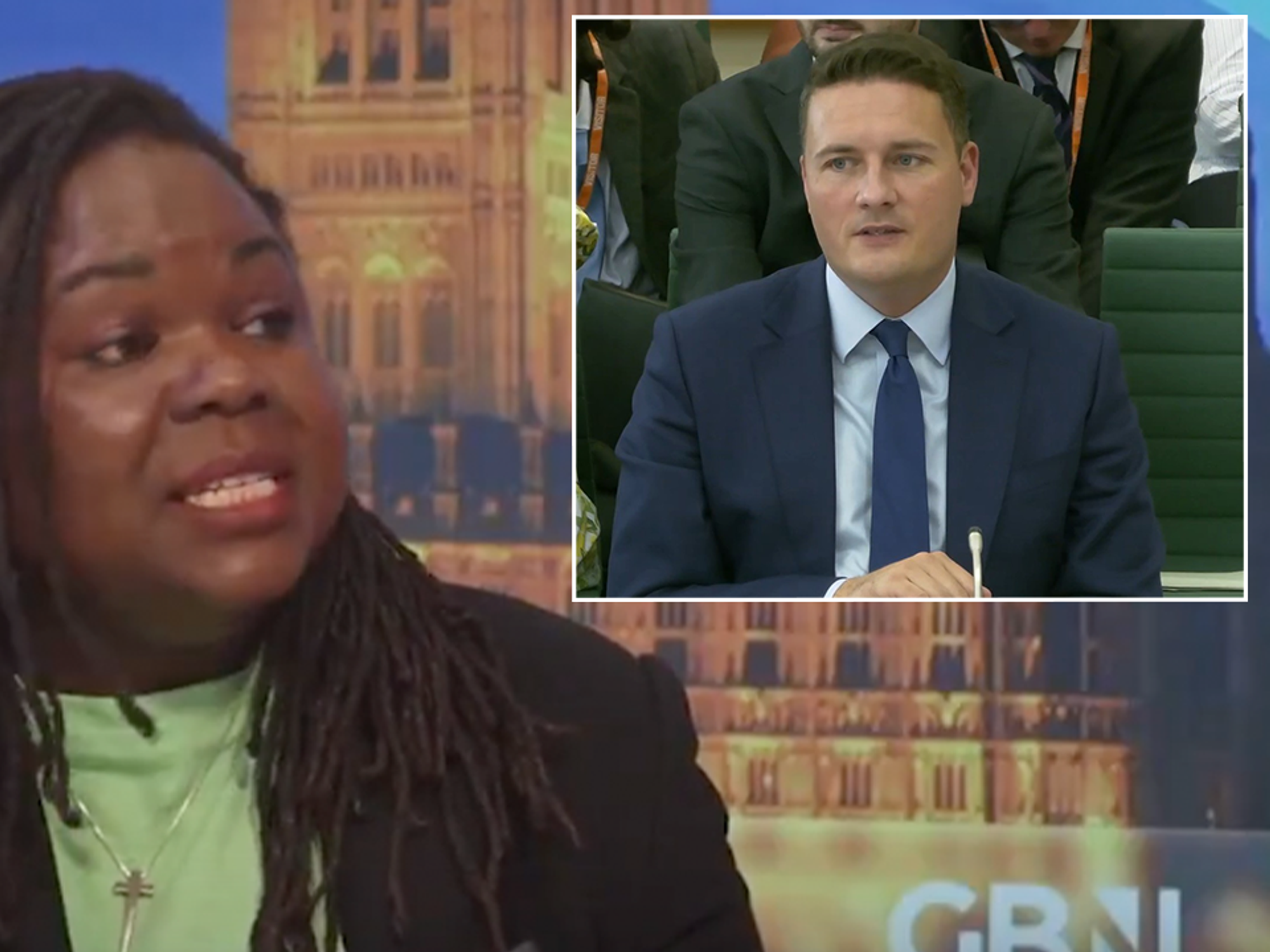 Jennifer Melle and Wes Streeting