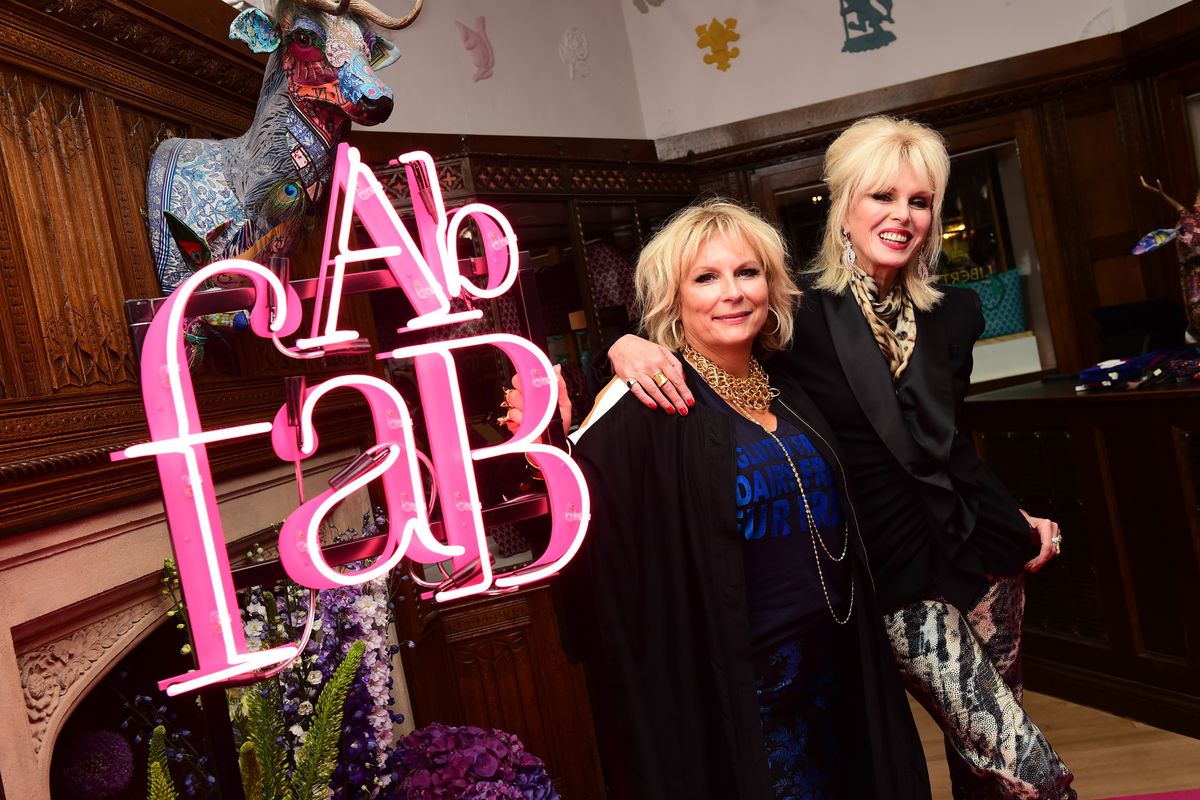 Jennifer Saunders and Joanna Lumley