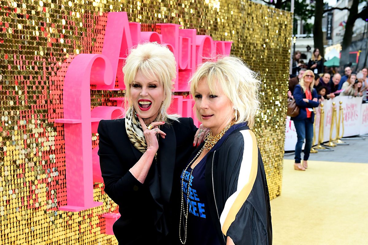 Jennifer Saunders and Joanna Lumley