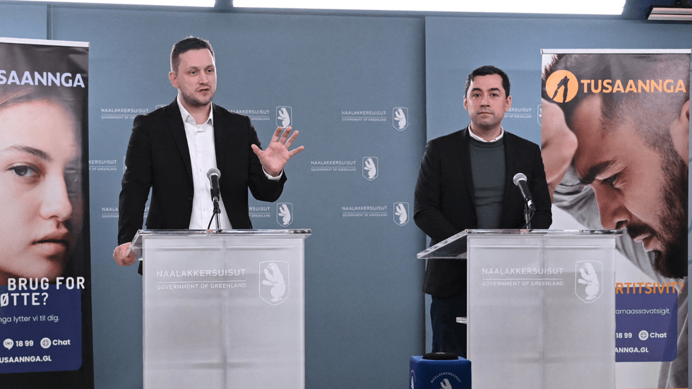 Jens-Frederik Nielsen and Mute Egede