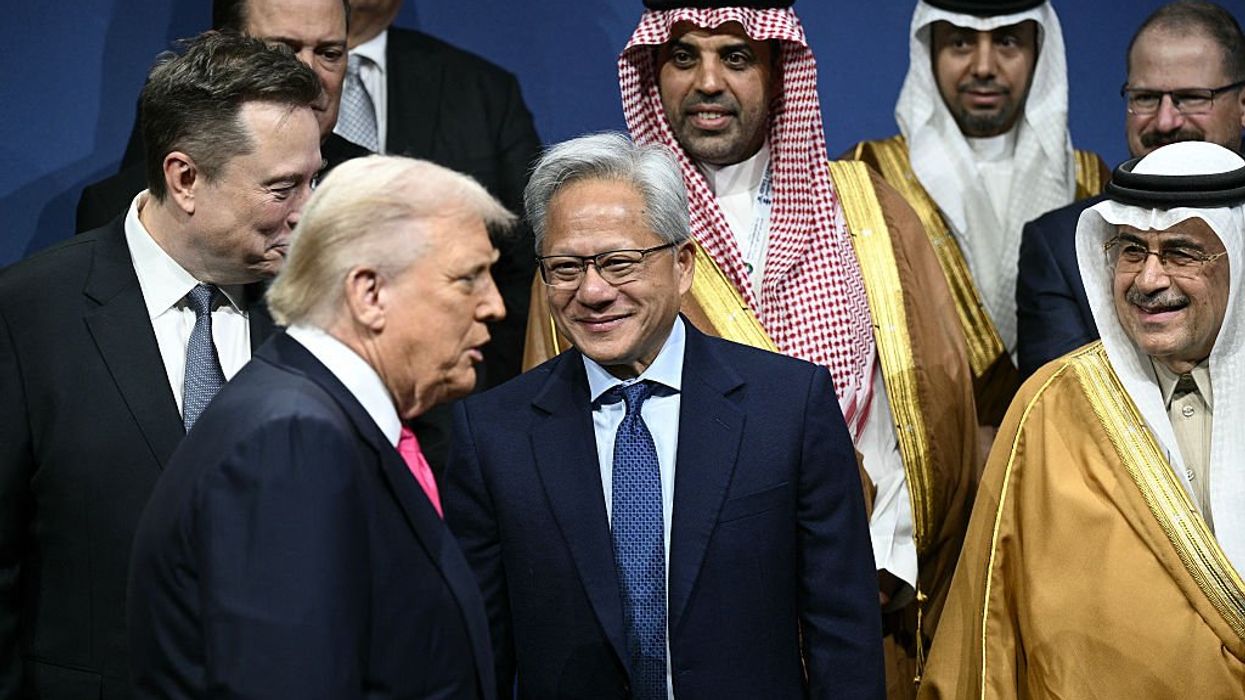 Jensen Huang and Donald Trump