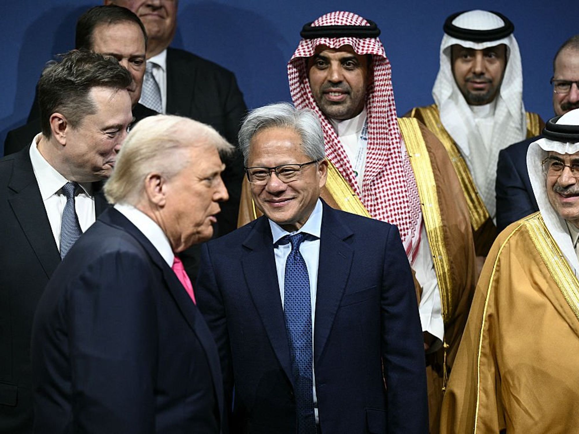 Jensen Huang and Donald Trump