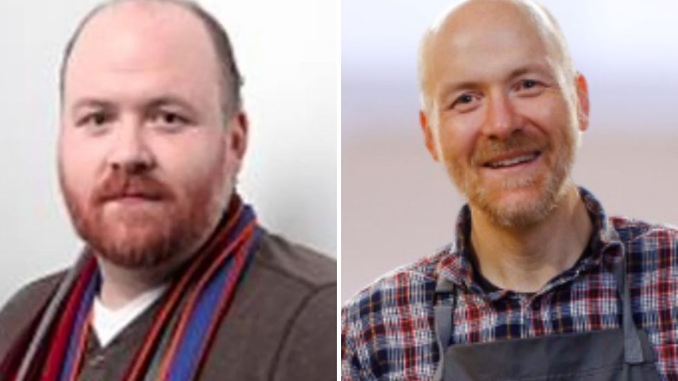 Jeremy before weight loss/Jeremey after weight loss