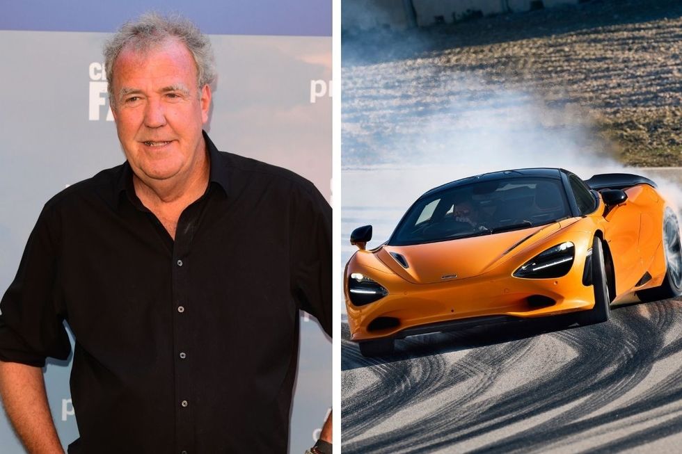 Jeremy Clarkson and a McLaren 750S