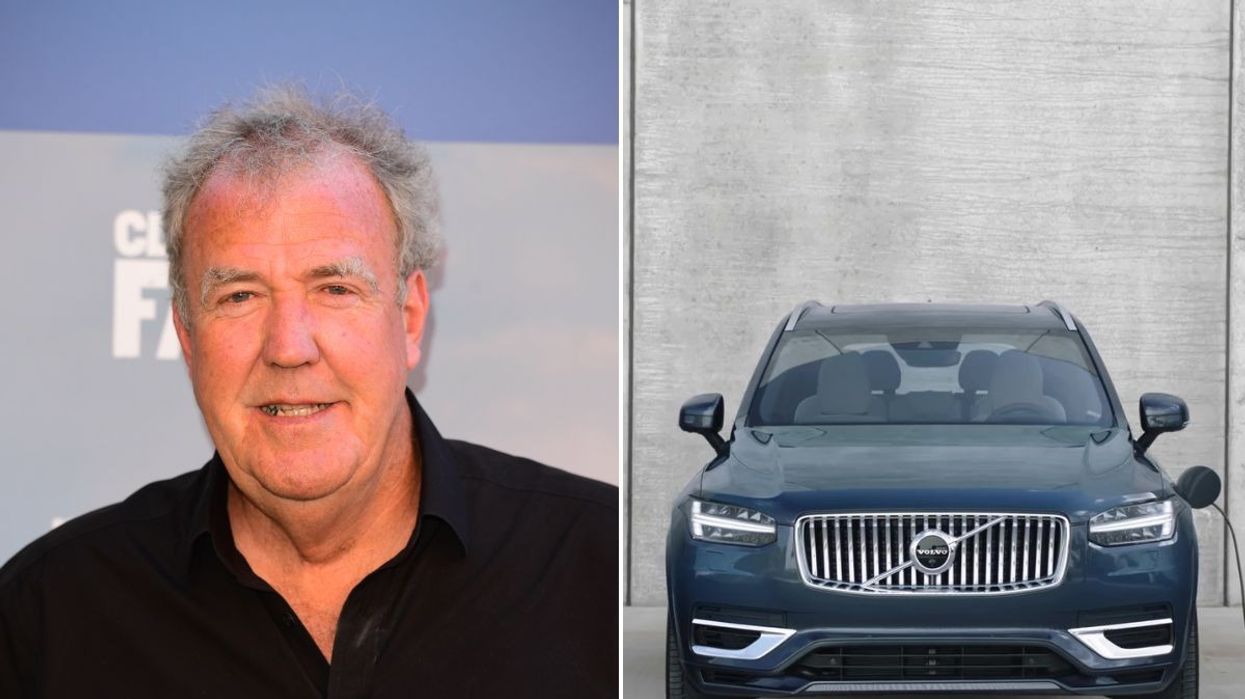 Jeremy Clarkson and a Volvo XC90