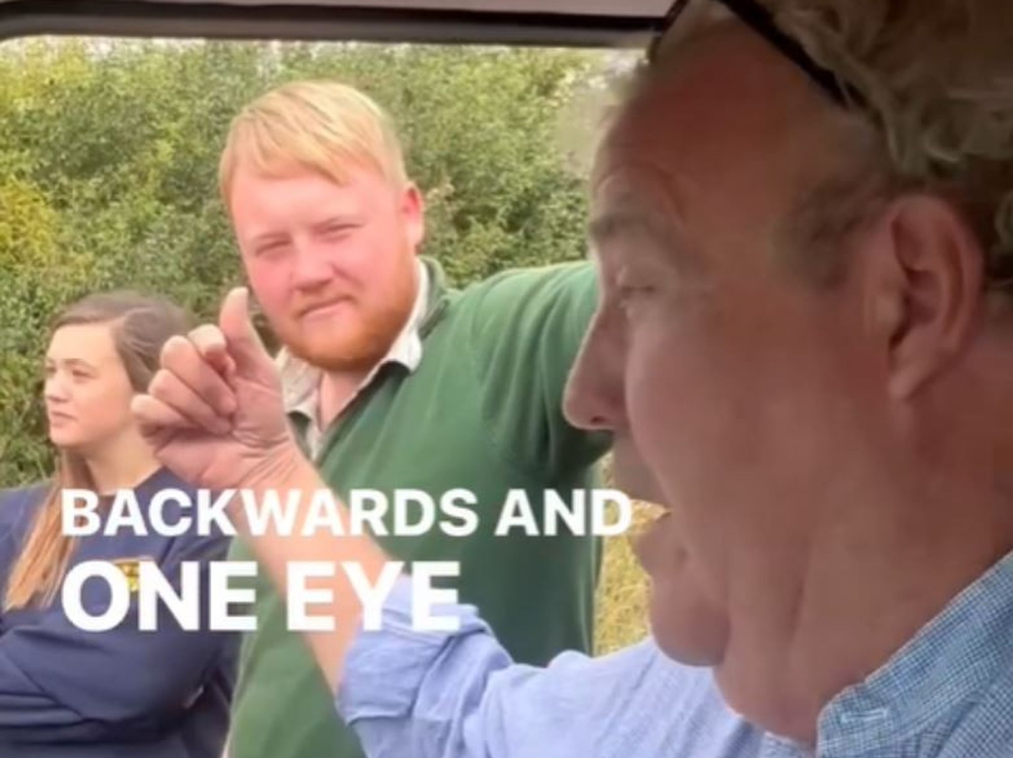 Jeremy Clarkson and Kaleb Cooper