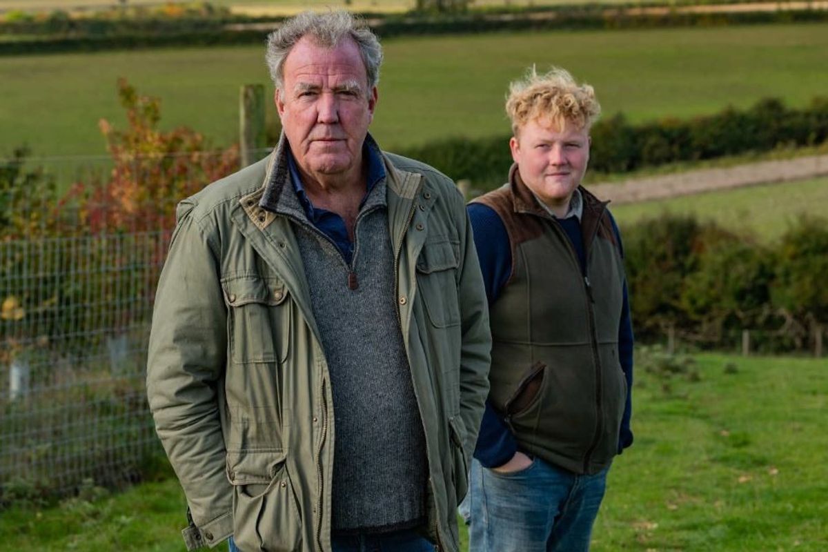 Jeremy Clarkson and Kaleb Cooper